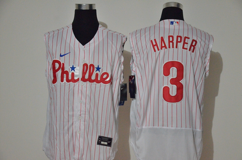 بائعين نون Men's Philadelphia Phillies #3 Bryce Harper White Unforgettable Moment Stitched Fashion MLB Cool Base Nike Jersey بائعين نون