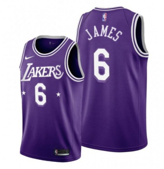 خلاطات مطابخ ساكو Men's Purple Los Angeles Lakers #6 LeBron James 2021-22 City Edition Stitched Jersey خلاطات مطابخ ساكو