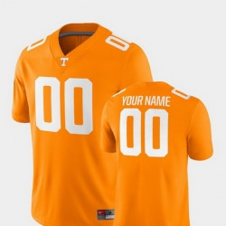 Men's Tennessee Volunteers Custom Tennessee Orange College Football 2018 Game Jersey