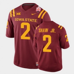 Men Iowa State Cyclones #2 Sean Shaw Jr. 2021 Fiesta Bowl Cardinal College Football Jersey