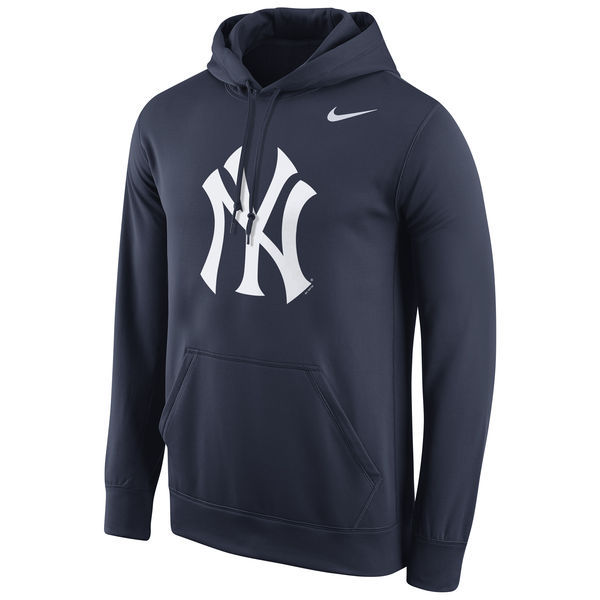 New York Yankees Nike Navy Logo Performance Men's Pullover Hoodie