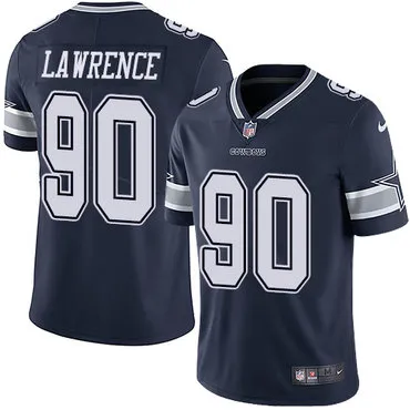 Nike Dallas Cowboys #90 Demarcus Lawrence Navy Blue Team Color Men's Stitched NFL Vapor Untouchable Limited Jersey
