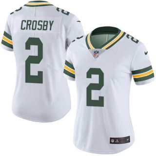 Nike packers #2 mason crosby white women's stitched nfl vapor untouchable limited jersey