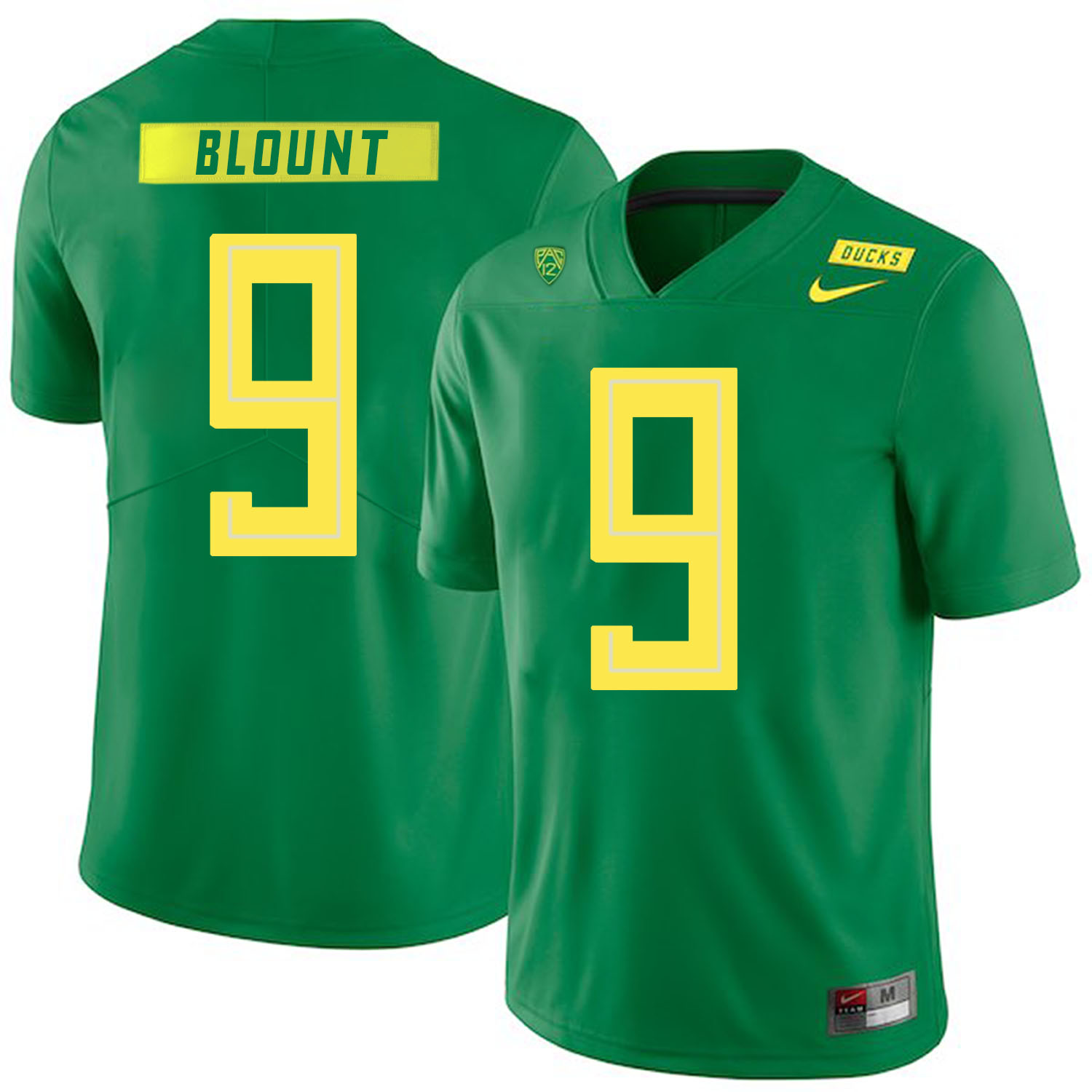 Oregon Ducks 9 LeGarrette Blount Apple Green Nike College Football Jersey