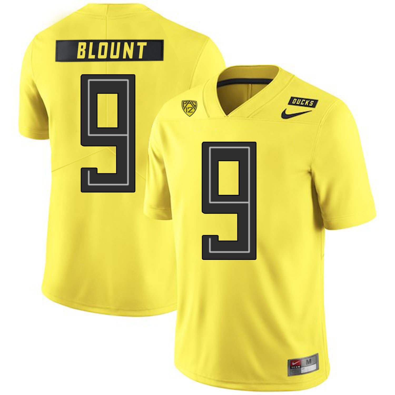 Oregon Ducks 9 LeGarrette Blount Yellow Nike College Football Jersey