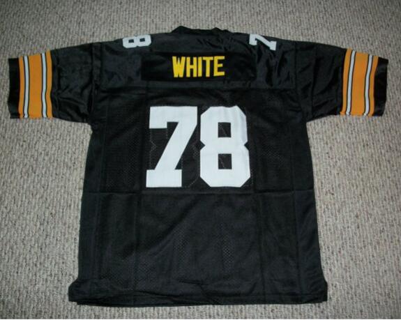 Pittsburgh steelers #78 Dwight White Stitched Black Football Jersey