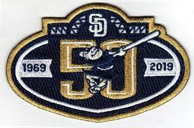 San Diego Padres 50th 1969-2019 Anniversary Patch