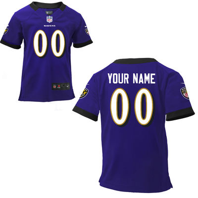 Toddlers Nike Baltimore Ravens Infant Customized Game Team Color Jersey