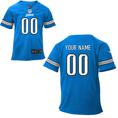 Toddlers Nike Detroit Lions Infant Customized Game Team Color Jersey