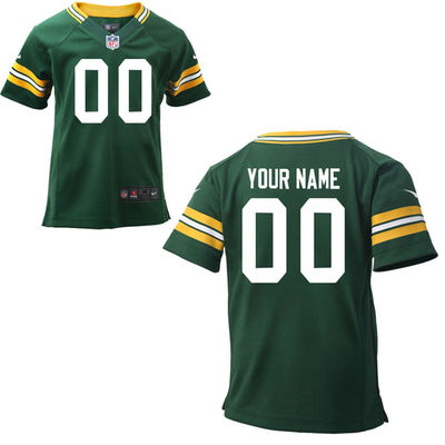 Toddlers Nike Green Bay Packers Infant Customized Game Team Color Jersey