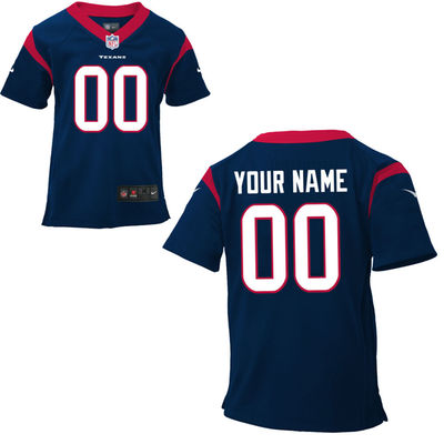 Toddlers Nike Houston Texans Infant Customized Game Team Color Jersey