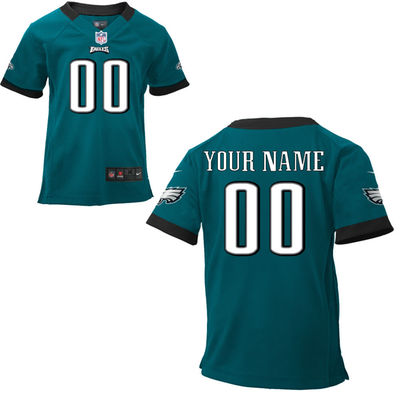 Toddlers Nike Philadelphia Eagles Infant Customized Game Team Color Jersey