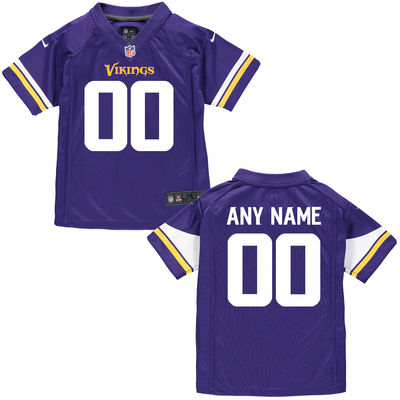 Toddlers Nike Toddler Minnesota Vikings Customized Team Color Game Jersey