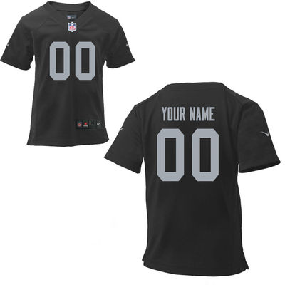 Toddlers Nike Toddler Oakland Raiders Customized Team Color Game Jersey