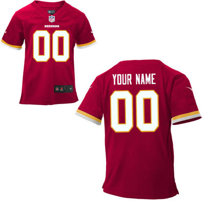 Toddlers Nike Washington Redskins Infant Customized Game Team Color Jersey