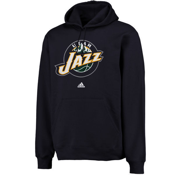 Utah Jazz Pullover Hoodie Black04