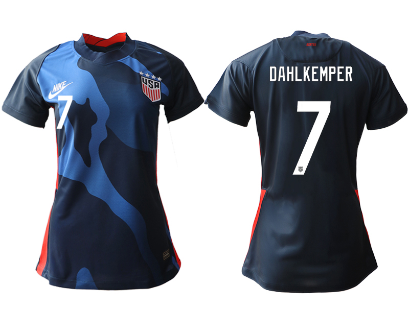 Women's 2020-21 America away aaa version 7# OAHLKEMPER soccer jerseys