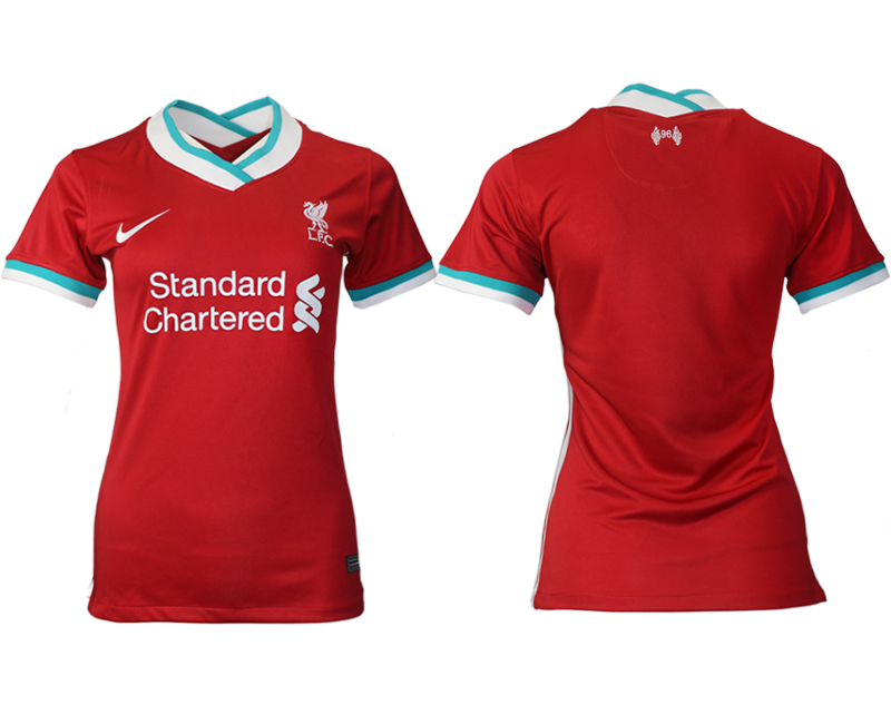 Women's 2020-21 Liverpool home aaa version soccer jerseys