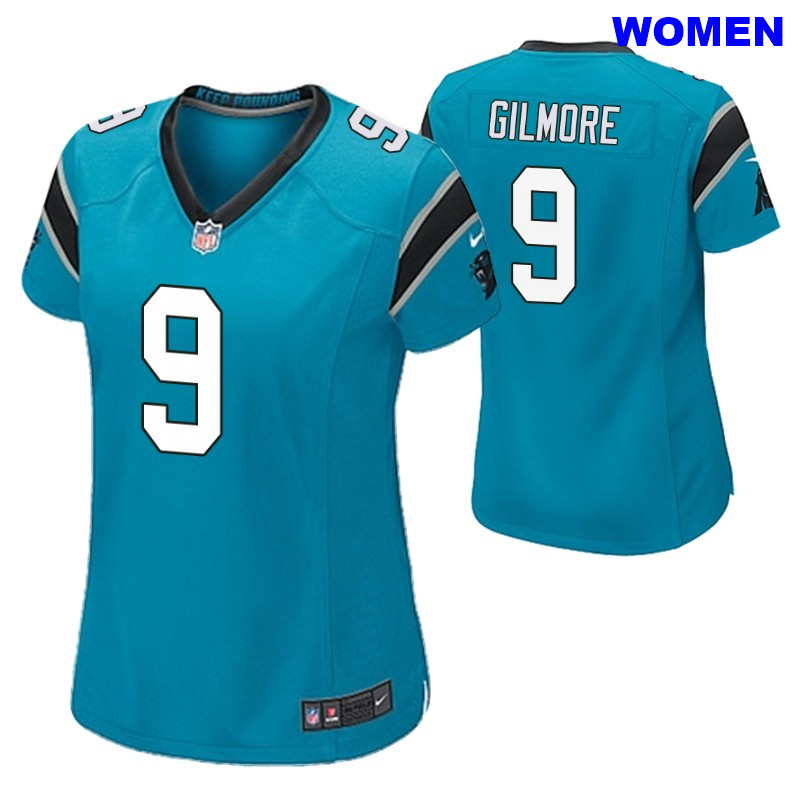 Women's Panthers #9 Stephon Gilmore Game Blue Jersey nike