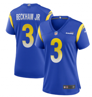 Women's Royal Los Angeles Rams #3 Odell Beckham Jr. Vapor Untouchable Limited Stitched Royal Jersey