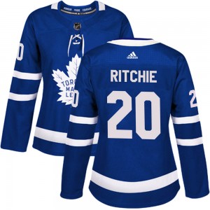 Women's Toronto Maple Leafs #20 Nick Ritchie Adidas Authentic Home Jersey - Blue